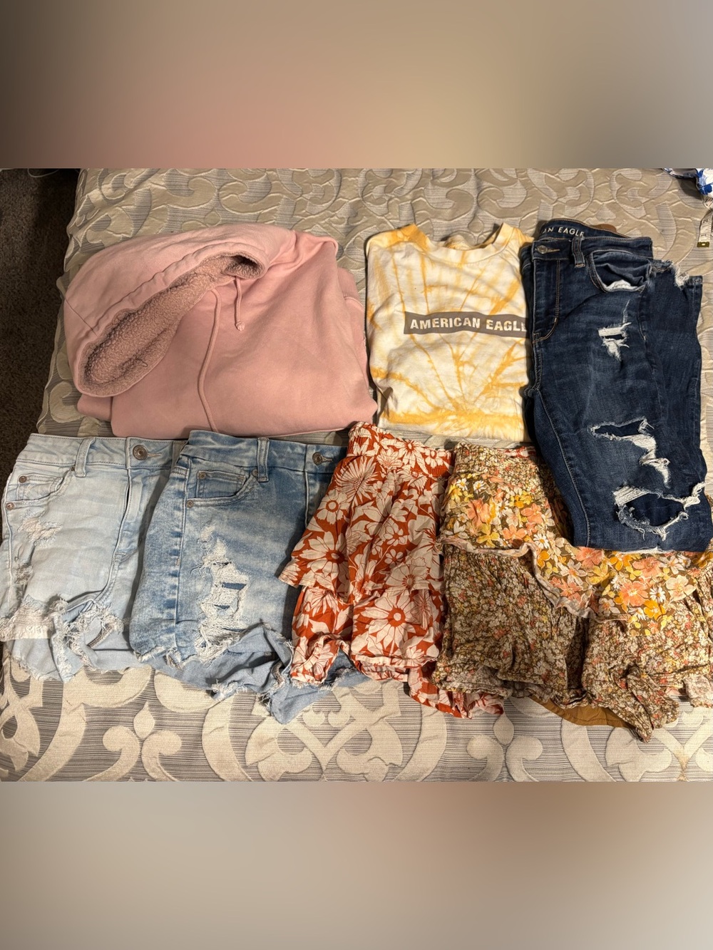 American Eagle 7 piece lot- various sizes XS/S